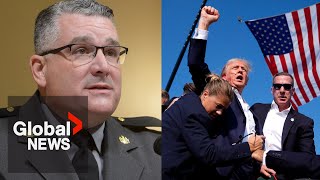 Trump shooting Local police testify they identified Crooks as suspicious person to Secret Service [upl. by Ellekcim]