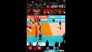 Incredible Fake in Volleyball😲 volleyball trollface [upl. by Eninaj]