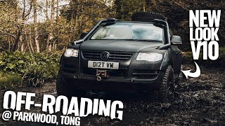 V10 Touareg Off Roading Parkwood May 2021  Full Vlog [upl. by Aienahs]