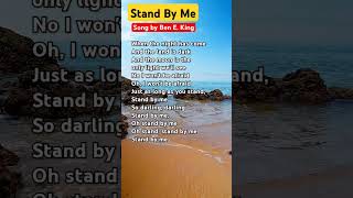 Stand By Me Original Artist rerecording Song by Ben E King youtubeshorts songlyrics [upl. by Zaccaria]