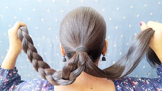 Best Daily Hairstyle 😮👉🏻 Bun Hair Style Girl Simple Easy  Long Hair Bun Juda Hairstyle For Diwali [upl. by Manus]