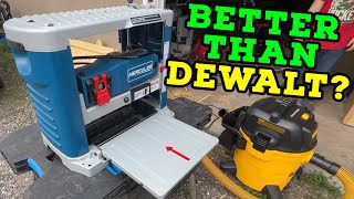 Harbor Freight Hercules Planer Thickness Planer Review [upl. by Jala70]