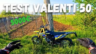 TEST RIDE VALENTI 50  PURE SOUND  TOP SPEED [upl. by Octavie775]