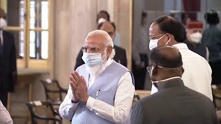 PM Modi attends new CAG GC Murmus swearing in at Rashtrapati Bhavan [upl. by Odracer771]