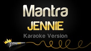 JENNIE  Mantra Karaoke Version [upl. by Laroy]