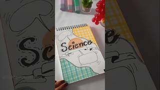 Science Frontpage Design🥰📚shortsyoutubeshortsfrontpageart aesthetic [upl. by Brenza]