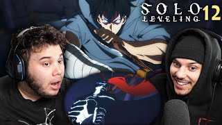 Solo Leveling Episode 12 REACTION  ARISE [upl. by Cailean]