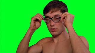 Spider Man Glasses Meme Green Screen [upl. by Leyes]