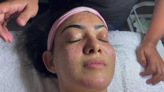 Hydra facial experience  Guinot  Sana Sarah’s salon amp studio [upl. by Reinert710]