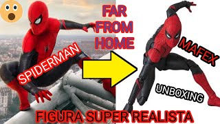 Unboxing  Review I Figura Spiderman Far From Home MAFEX [upl. by Wally]