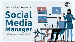 DSHS Social Media Manager  Job Ad [upl. by Turpin]