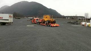 New Pacesetter Lowbed trailer with its first load [upl. by Jarl]