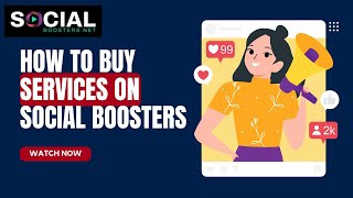 How To Buy Services on Social Boosters Step by Step Guide [upl. by Alleahcim]