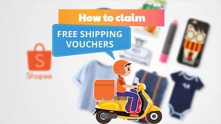 Shopee FAQ  How to Claim Free Shipping Voucher [upl. by Anovad292]