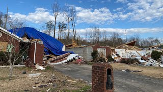 Fultondale Alabama Tornado Aftermath 2021 [upl. by Concettina]