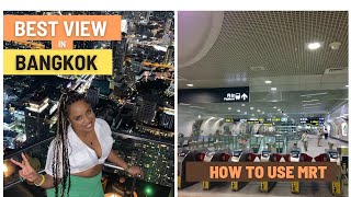 King Power Mahanakhon Skywalk Bangkok  How to Use BTS and MRT 🇹🇭 [upl. by Ainorev225]