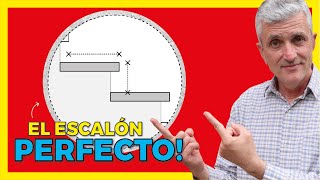 👌 ESCALERA PERFECTA Cuáles son las Medidas de un ESCALÓN seguro Probado [upl. by Wisnicki]