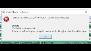 FIX SP FLASH TOOL ERROR  Verified boot is enabled  ALL MTK حل مشكلة خطأ [upl. by Noemad702]