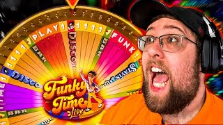 BIG WIN ON NEW FUNKY TIME LIVE GAME SHOW [upl. by Ees856]