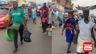 An African Market Film🎞️ 🎥 Accra Ghana 🇬🇭 [upl. by Aihcela911]