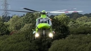 Leonardo AW169 GNICU at London Elstree Aerodrome full approach amp landing [upl. by Annamarie847]