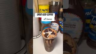 Come and make this oreo iced coffee with me viralshorts oreo coffeerecipes coffeetok [upl. by Aubert]