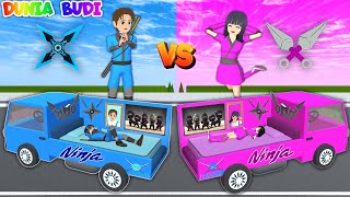 Yuta Vs Mio Lomba Dekorasi Kamar Diatas Mobil Pickup Sesuai Warna Ninja Biru Pink [upl. by Ailaham]