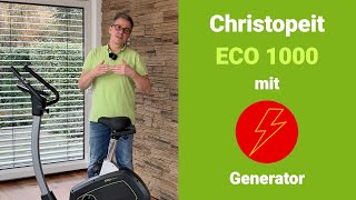 Christopeit Eco 1000 Ergometer Test  ERGOMETER amp HEIMTRAINER [upl. by Dorwin735]