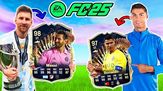 Ronaldo and Messi React to EA FC 25 PLAYER RATINGS 🔥 [upl. by Agripina74]