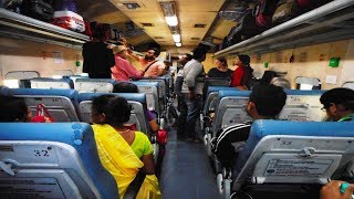 AC Chair Car seating arrangement Indian railways chair car coach video [upl. by Lasyrc25]