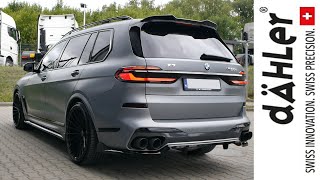 BMW X7 M60i G07  Wydech dÄHLer Stage 3 Quad Exhaust  Wydechowepl [upl. by Nigle]