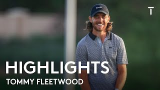 Tommy Fleetwood Round 2 Highlights  2021 AVIV Dubai Championship [upl. by Yoc827]