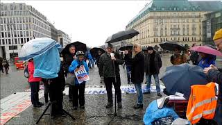 Berlin 163 Rede Harri Grünberg quotHände weg von Venezuelaquot HandsoffVenezuela [upl. by Euhsoj]