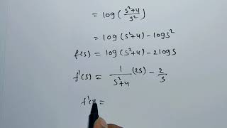 Inverse Laplace transform of Derivative [upl. by Enrobso]