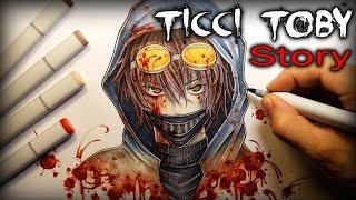 Ticci Toby STORY  Drawing  Creepypasta Kastoway [upl. by Analos]