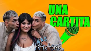 UNA CARTITA  Roze Oficial fT Flor Alvarez 🟢 Mas Karaoke cumbia [upl. by Thaine]