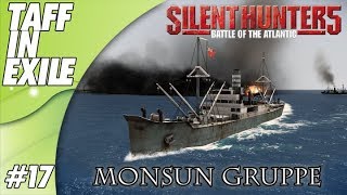 Silent Hunter 5  Battle of the Atlantic  Monsun Gruppe [upl. by Icyak]