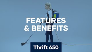 Features amp Benefits  Thrift 650 Backpack Vacuum  Pacvac Product Training Video [upl. by Iralav]