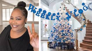 Weekly Vlog How I Am Doing Mentally  At Home Christmas Decorations  GRWM [upl. by Eicak]