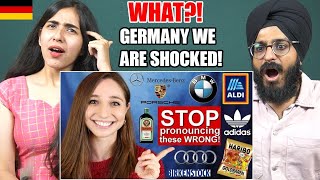 ITquotS NOT AUUDI😱😱 Indians React to 15 German brands YOU pronounce WRONG [upl. by Aisetal47]