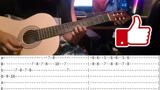 Bloque Depresivo El Gran Tirano Guitar Cover Tablatura Tutorial [upl. by Dnomse]