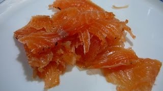 ILE RECETAS Gravlax de salmón rosado [upl. by Bena]