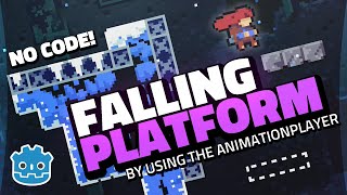 Celeste Falling Platform Tutorial Almost No Code  Godot 35 [upl. by Aihsened]