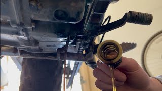 A 2020 Yamaha Tw200 Oil and Filter Changing Video with Shak [upl. by Harihat]