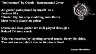 Opeth  quotDeliverancequot full Instrumental Cover [upl. by Julina258]