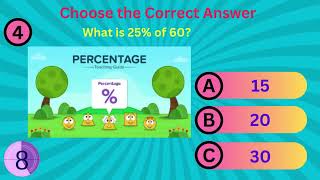 PEP CURRICULUM BASED Mathematics Quiz 8 [upl. by Ettelrats]