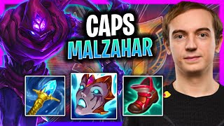 CAPS BRINGS BACK MALZAHAR  G2 Caps Plays Malzahar Mid vs Yasuo Season 2024 [upl. by Tips]