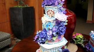 Sugar Flower wedding cake [upl. by Fernandina373]