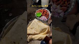 Must try Street food in Hyderabad 🤤 hyderabad food trending hyderabadfoodie tolichowki [upl. by Tyrone]