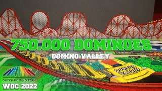 750000 DOMINOES  WDC 2022  DOMINO VALLEY [upl. by Otineb]